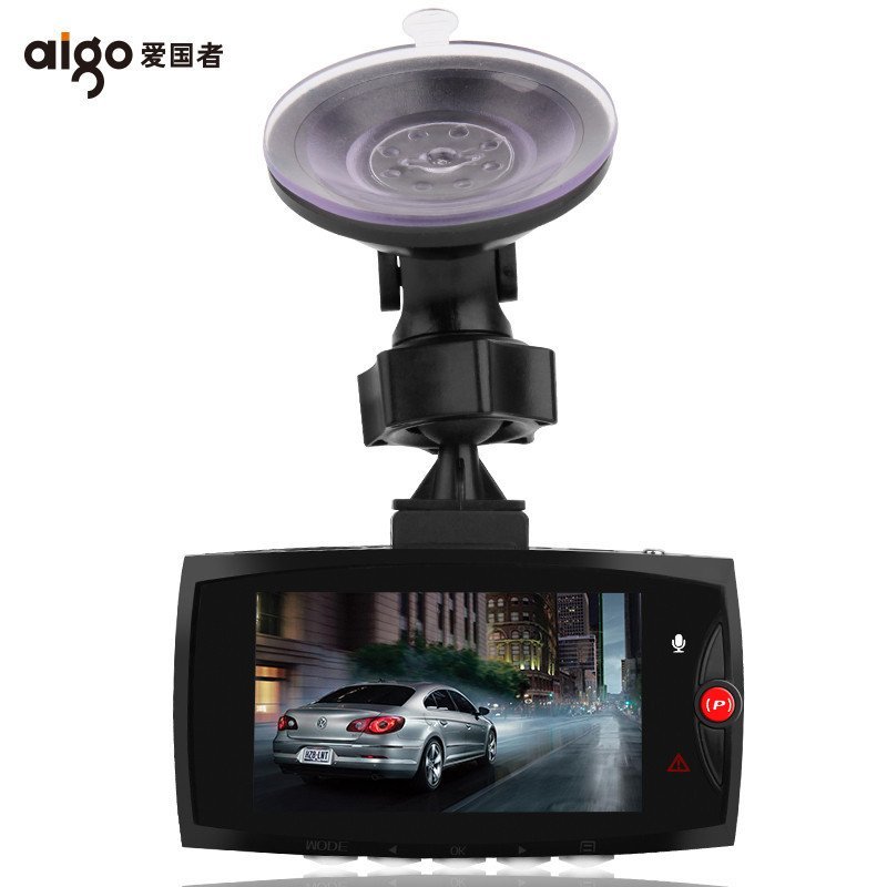 爱国者(aigo)D65 行车记录仪 大广角高清夜视1080P迷你停车监控 蓝色