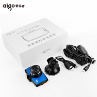 爱国者(aigo)D65 行车记录仪 大广角高清夜视1080P迷你停车监控 蓝色