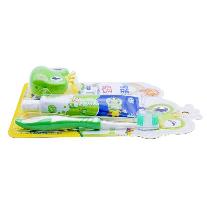 青蛙王子妙奇蛙儿童双效护齿牙刷