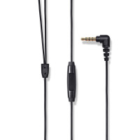 飞傲(Fiio)EM3 平头耳塞 线控带麦耳机 黑色