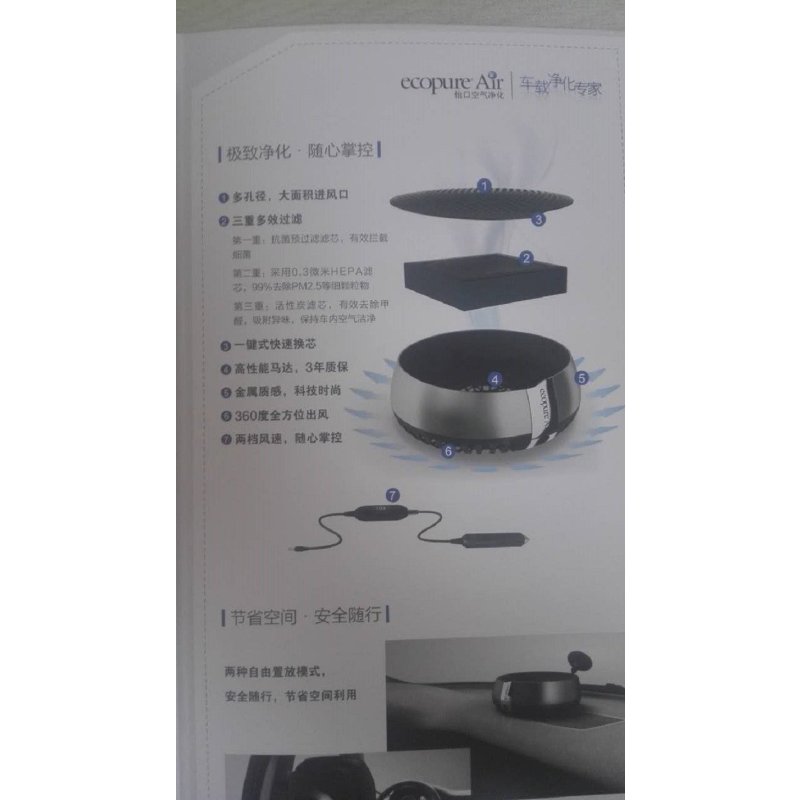 怡口车载净化器Automate180