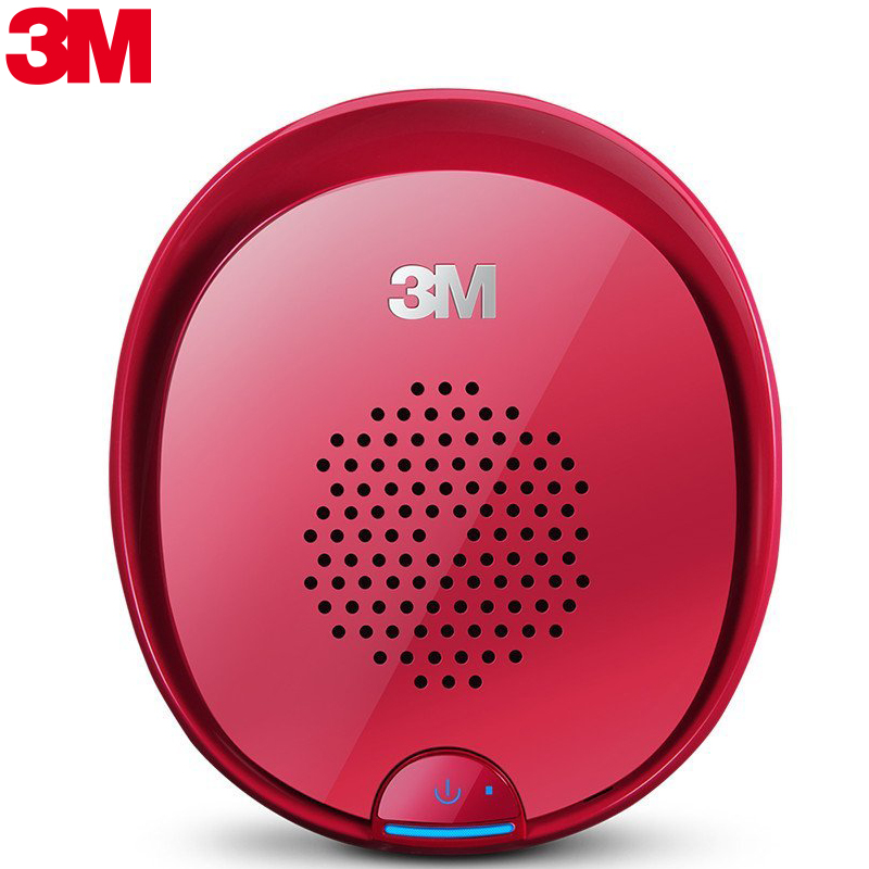 3M 二代车载空气净化器灵巧版 PN38806红色 除甲醛异味雾霾PM2.5汽车负离子活性炭氧吧
