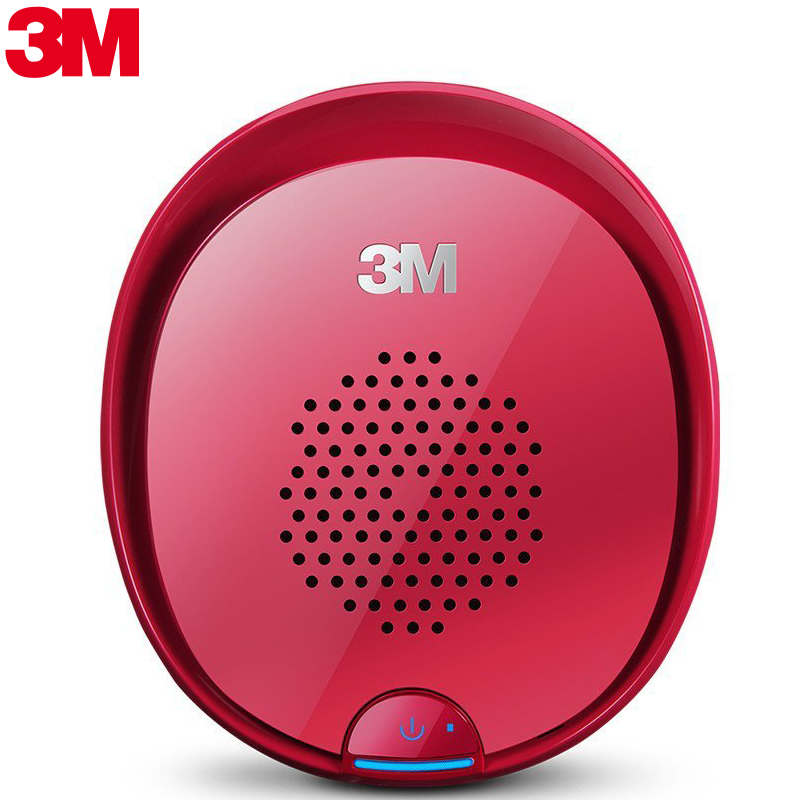 3M 二代车载空气净化器灵巧版 PN38806红色 除甲醛异味雾霾PM2.5汽车负离子活性炭氧吧