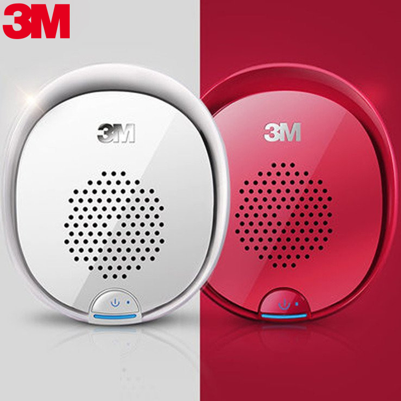 3M 二代车载空气净化器灵巧版 PN38806红色 除甲醛异味雾霾PM2.5汽车负离子活性炭氧吧