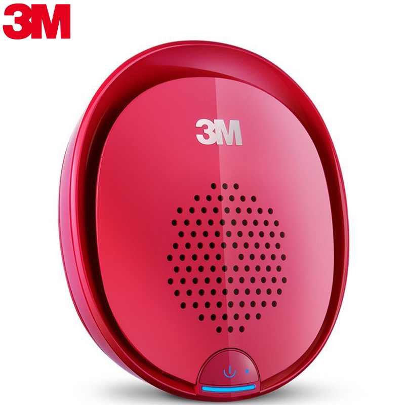 3M 二代车载空气净化器灵巧版 PN38806红色 除甲醛异味雾霾PM2.5汽车负离子活性炭氧吧