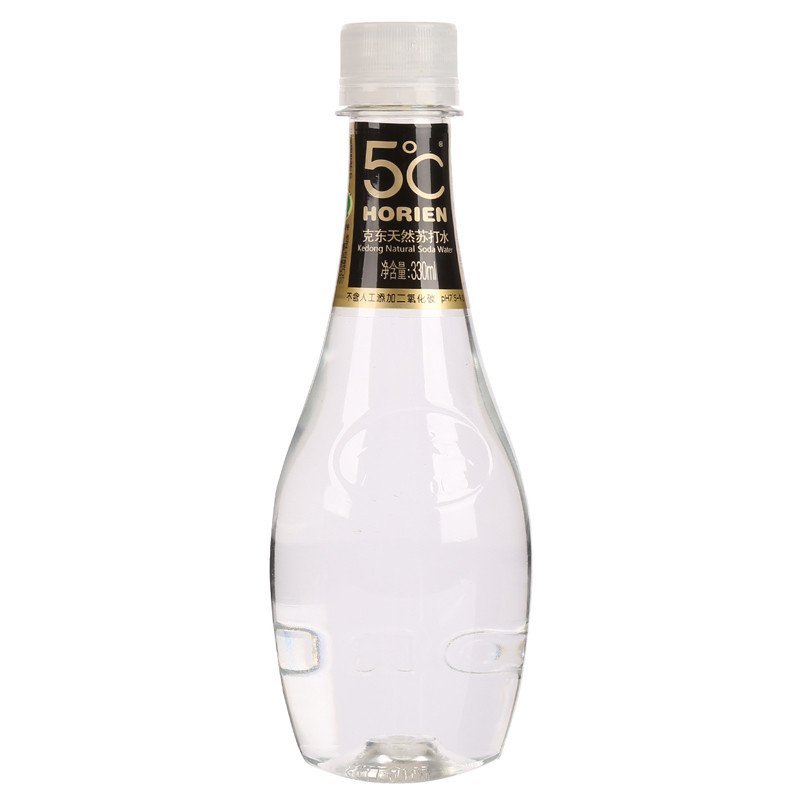 [苏宁超市]Horien 5°C 克东天然苏打水 330ML*24瓶 整箱