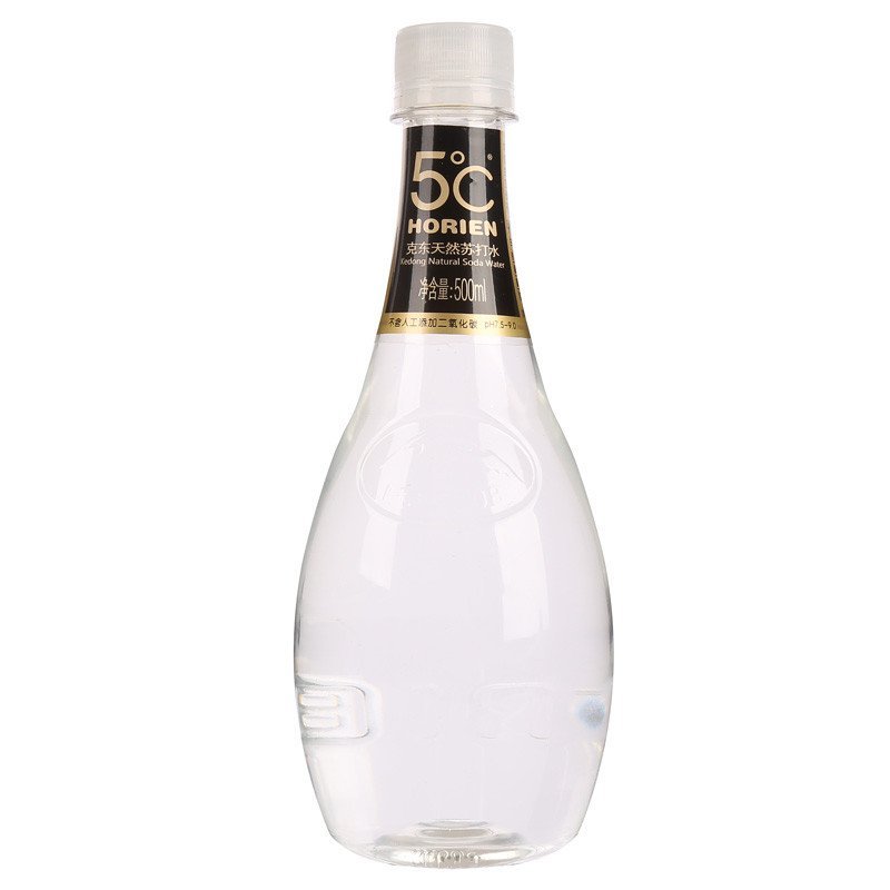 [苏宁超市]HORIEN 5°C 克东天然苏打水 500mL*12瓶 整箱