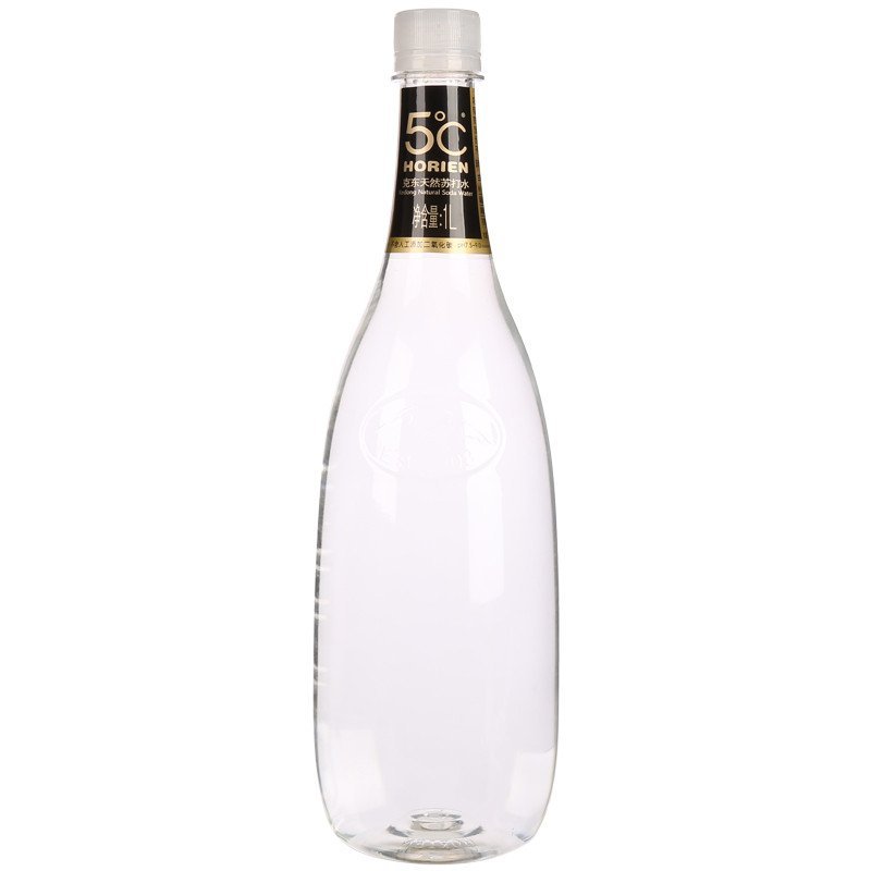 [苏宁超市]HORIEN 5°C 克东天然苏打水 1000mL*12瓶 整箱