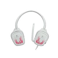 罗技(Logitech)G130 游戏耳机 麦克风 白色