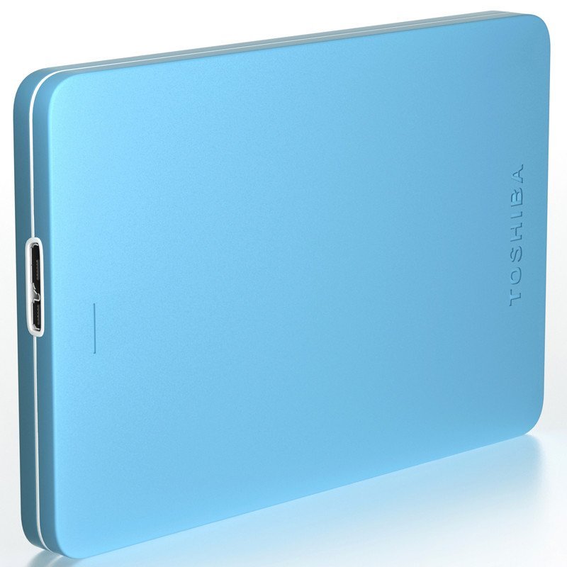 东芝(TOSHIBA)Alumy系列 1TB 2.5英寸 USB3.0移动硬盘 梦幻蓝