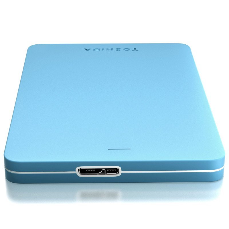 东芝(TOSHIBA)Alumy系列 1TB 2.5英寸 USB3.0移动硬盘 梦幻蓝