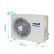 奥克斯(AUX)GR-65DW/BPDC6-C 2.5匹(适用22-36㎡) 超薄变频风管机家用中央空调