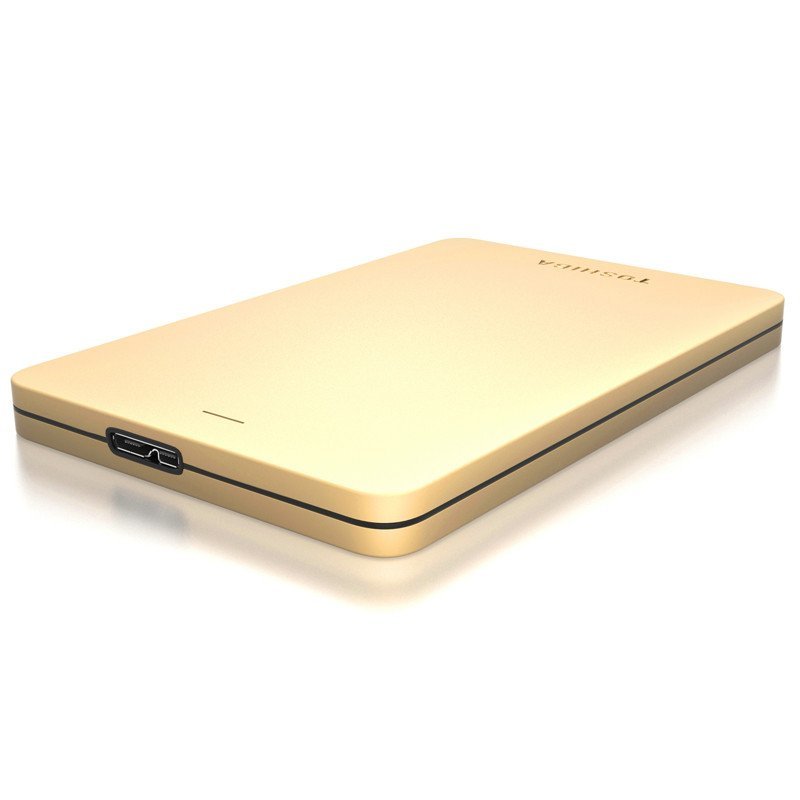 东芝 TOSHIBA Alumy系列 1TB USB3.0移动硬盘 尊贵金