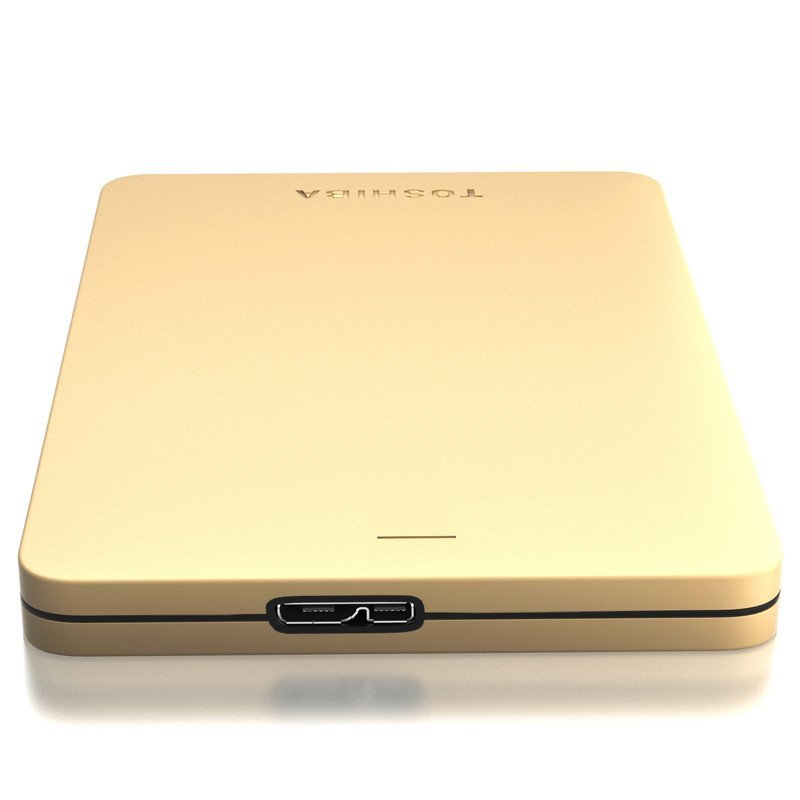 东芝 TOSHIBA Alumy系列 1TB USB3.0移动硬盘 尊贵金