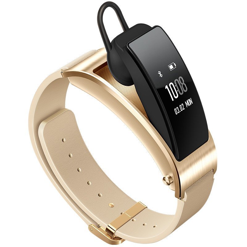 华为Talkband B3智能手环 商务版 (浅沙棕)运动手环手表腕带 蓝牙通话 计步器