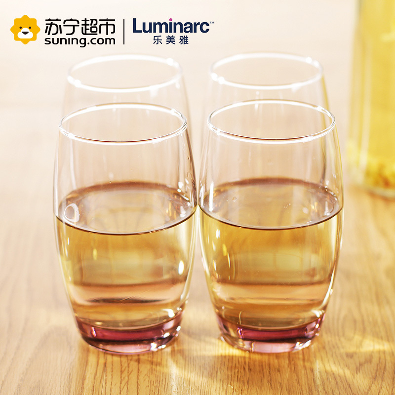 乐美雅(Luminarc)水壶水杯鹿特丹水具套装5件套 J0334果汁杯 玻璃水壶非一次性使用不保温