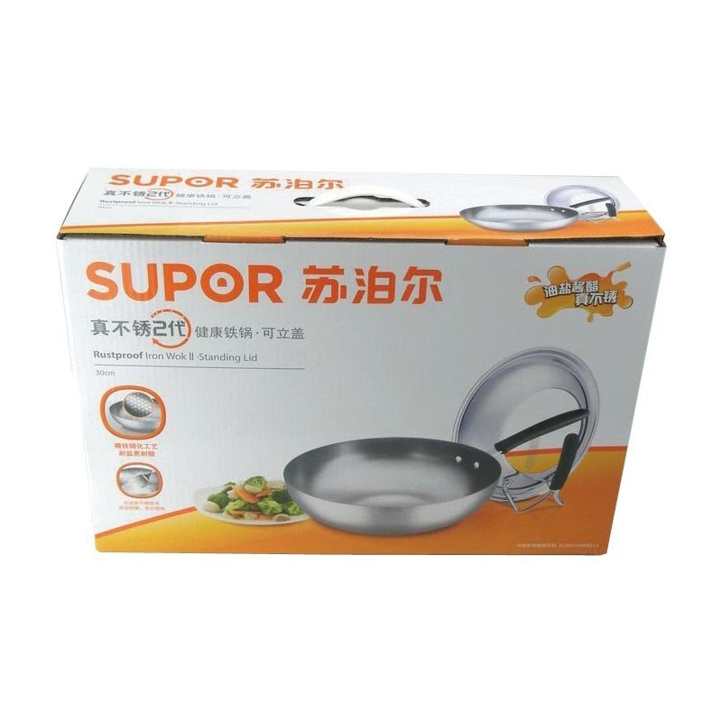苏泊尔(SUPOR)真不锈2代健康铁锅FC30U1