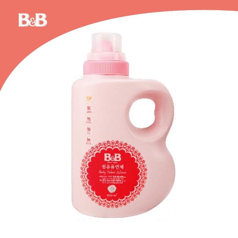 韩国原装进口保宁B&B婴儿衣物柔顺剂1500ml