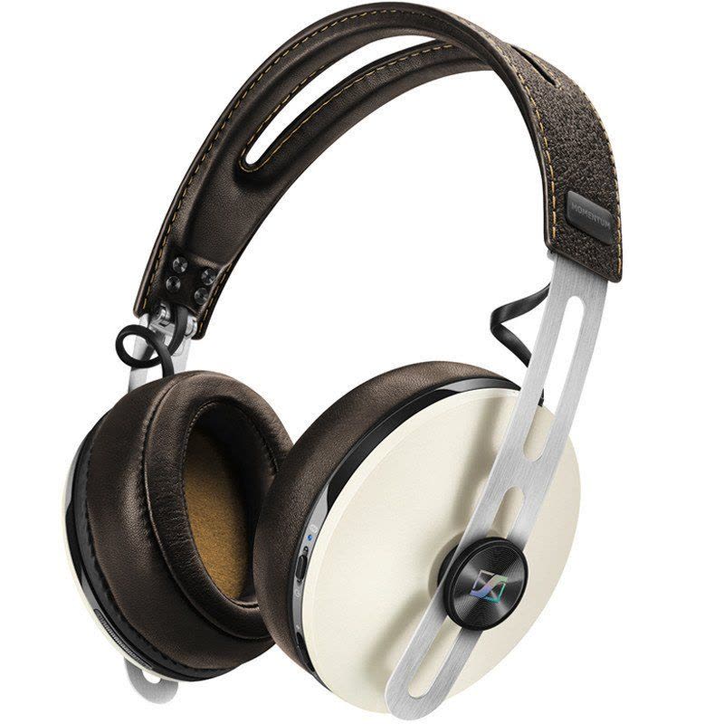 森海塞尔(Sennheiser)MOMENTUM Wireless 包耳式蓝牙无线耳机 有线耳机主动降噪 白色图片