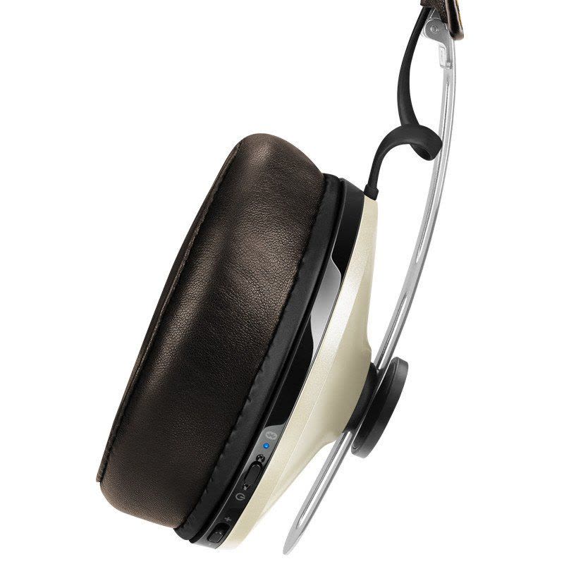 森海塞尔(Sennheiser)MOMENTUM Wireless 包耳式蓝牙无线耳机 有线耳机主动降噪 白色图片