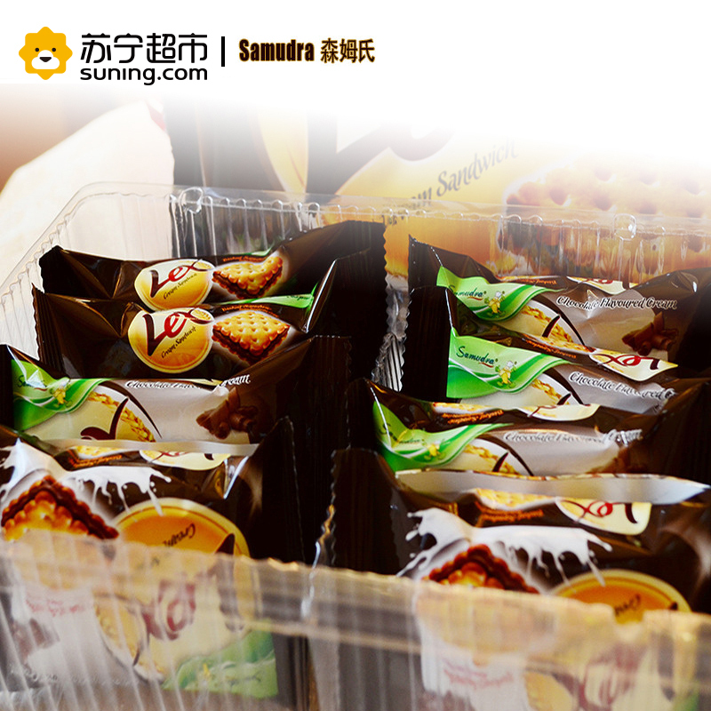 Samudra 森姆氏 Lex巧克力味夹心饼干 190g