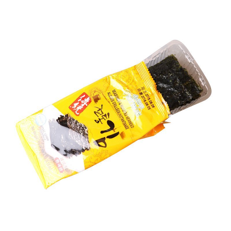 ONTRUE 元实 烤海苔(原味) 13.5克/袋 韩国进口