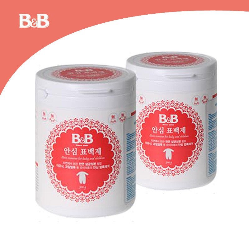 韩国保宁B&B婴儿衣物安心漂白粉500g BB宝宝衣物专用 儿童衣物漂白 安心漂白剂
