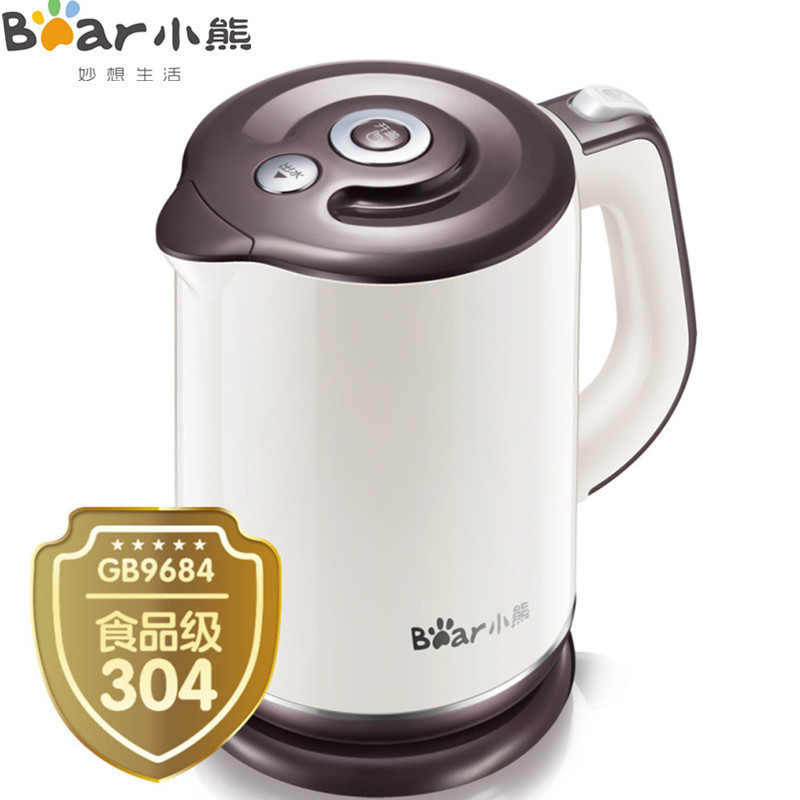 小熊(Bear)电水壶ZDH-A12B1 家用防烫1.2L保温水壶 自动断电 304不锈钢内胆