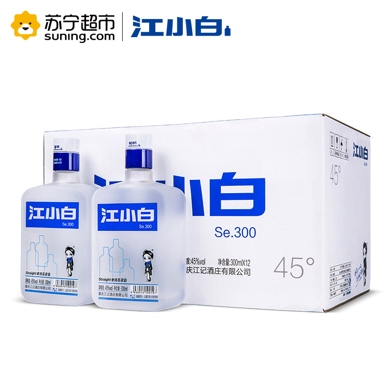 江小白45度 高粱酒SE系列 300ml*12瓶箱装