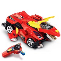 [苏宁自营]伟易达(Vtech) 变形恐龙系列三代 变形玩具儿童男孩玩具一键变形遥控车 遥控三角龙 80-154818