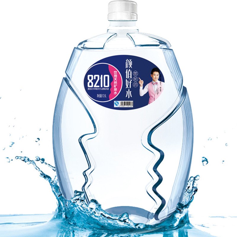 [苏宁超市]8210饮用天然矿泉水 12.6L*1/箱