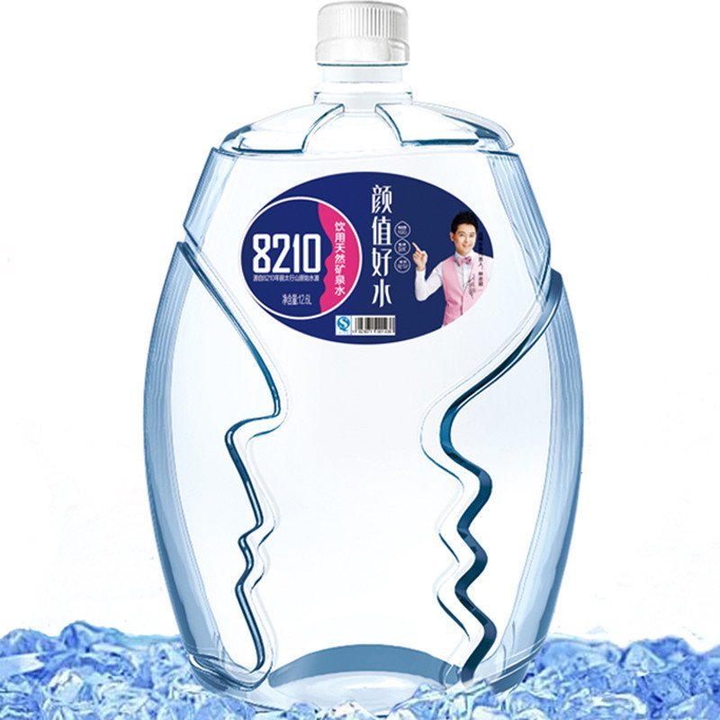 [苏宁超市]8210饮用天然矿泉水 12.6L*1/箱