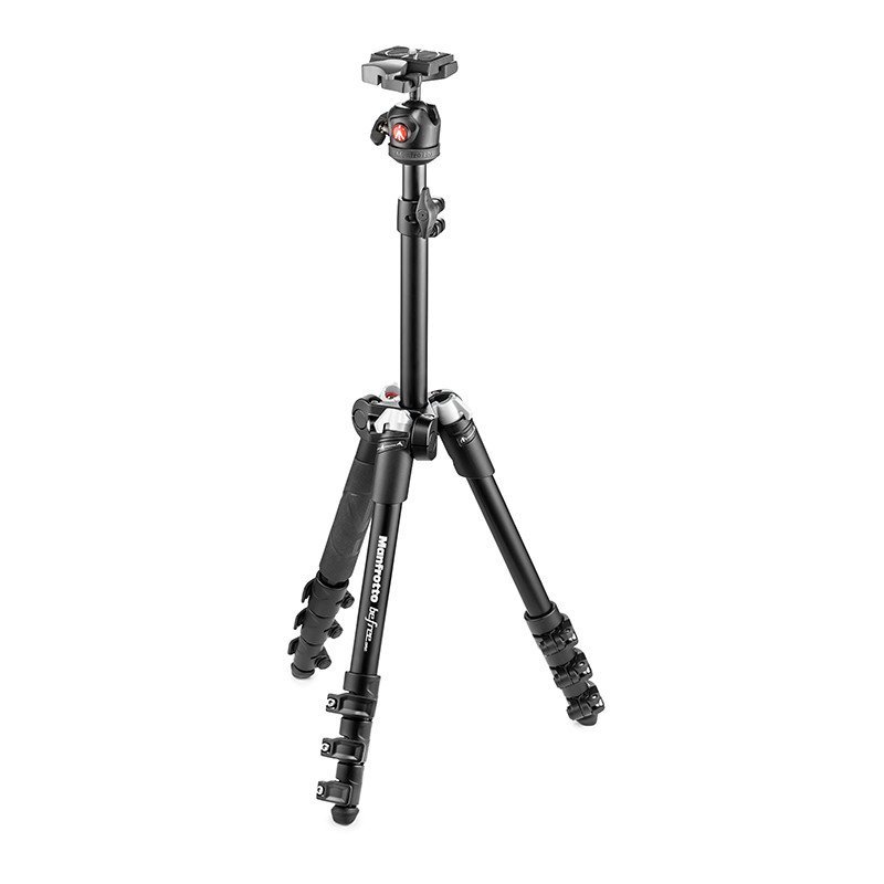 曼富图Manfrotto befree one 单反微单相机 铝合金相机三脚架云台套装 MKBFR1A4B-BH 黑色