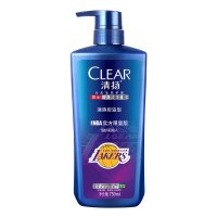 清扬男士去屑洗发水 清爽控油型 NBA官方限量版 洛杉矶湖人750ML