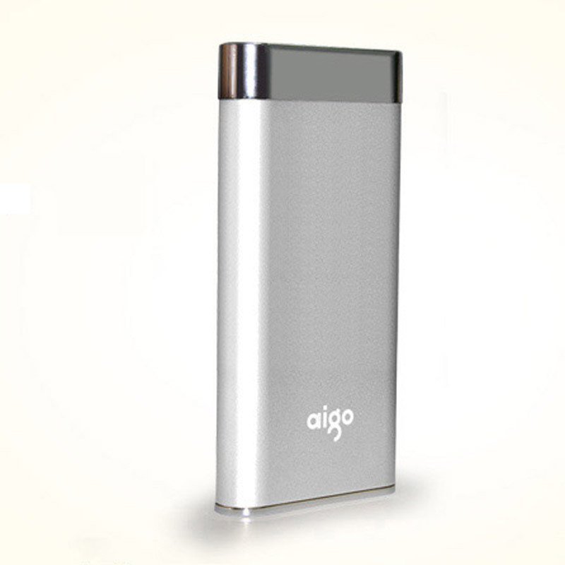 aigo 爱国者 L200 双USB输出 20000毫安 金色 金属机身 通用便携移动电源/充电宝
