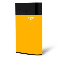 爱国者(aigo)10000毫安 QC01 移动电源/充电宝 高通QC2.0 快充 LG电芯 橙色