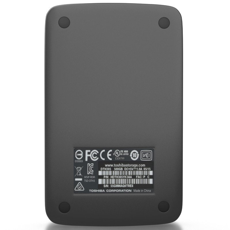 东芝(TOSHIBA)新小黑A2系列 2TB 2.5英寸 USB3.0 移动硬盘