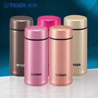 [苏宁易购超市]tiger虎牌超轻保温杯MMP-A20C-TV炫棕色直身杯男女士便携小水杯子正品200ml