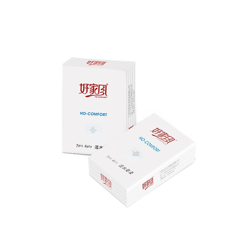好家风 手帕纸 美丽人生表情包4层7张手帕*36包