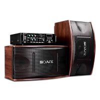 索爱(soaiy) 家庭影院音箱 专业卡包音响 ktv音箱套装 音箱卡包 CK-M3音箱+SA8003功放+M56双无