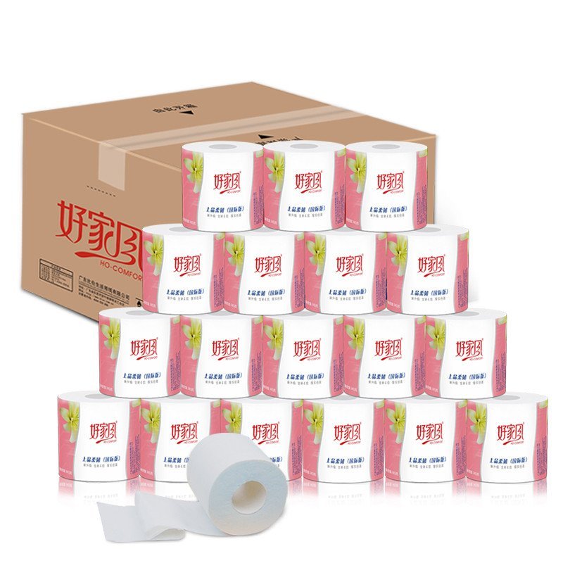 好家风 卷纸 上品柔韧 4层 145克*18卷 整箱销售