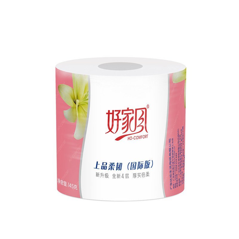 好家风 卷纸 上品柔韧 4层 145克*18卷 整箱销售