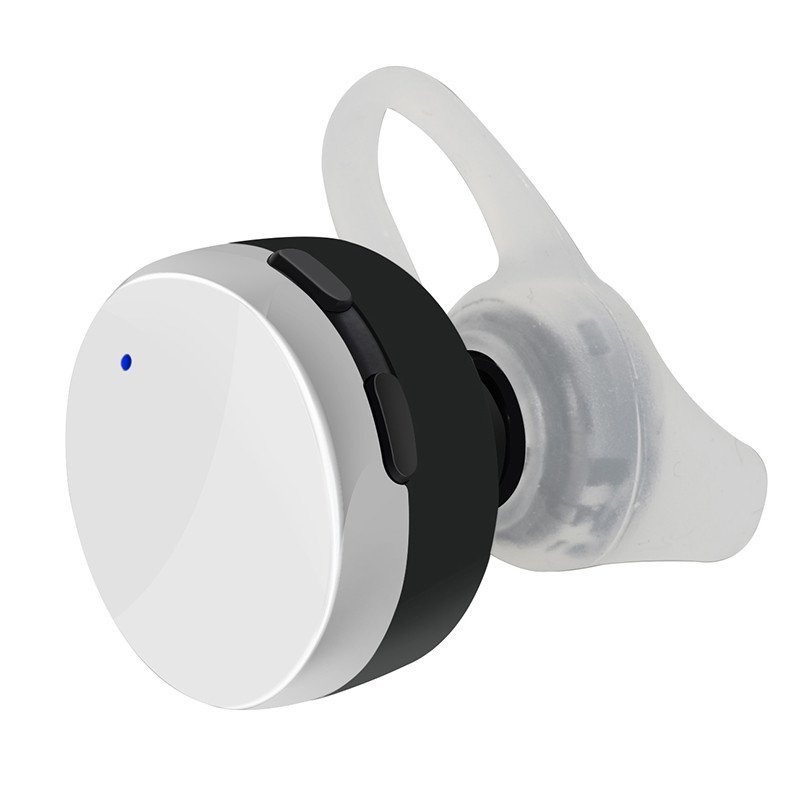 罗凡尼U6迷你隐形智能声控蓝牙耳机4.1立体声通用耳机白色