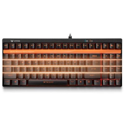 雷柏(Rapoo)V500S机械键盘 茶轴 黑色