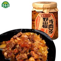 吉香居酱牛八方野山椒牛肉多200g牛肉酱