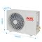 奥克斯(AUX)GR-36DW/DHP-N3 1.5匹(适用12-23㎡) pack风管机