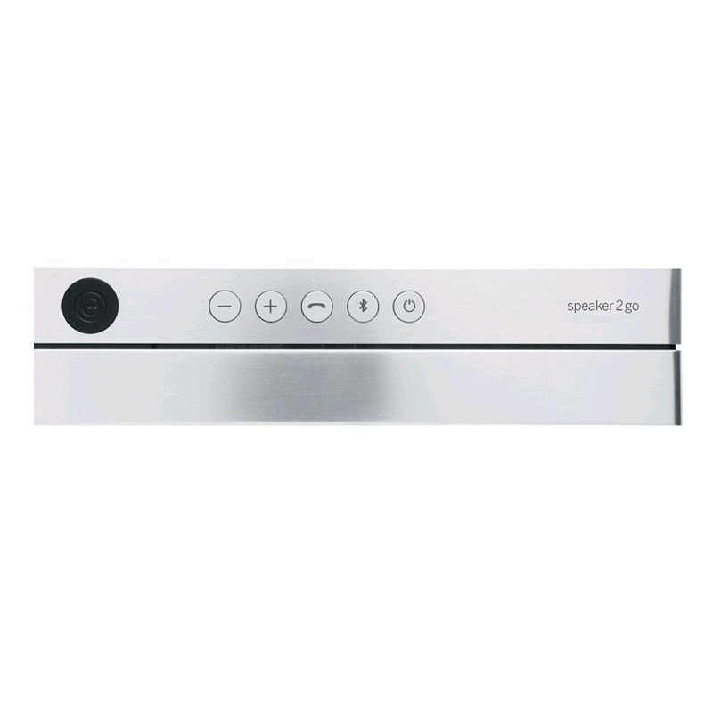 LOEWE Speaker 2go德国勒维铝质蓝牙扬声器 商务便携式无线2.1音响 NFC功能 银色