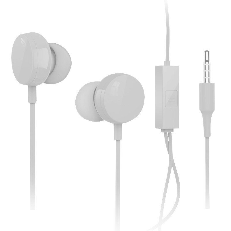 coolpad酷派ephc16原装耳机手机线控耳机入耳式手机通用型白色视频