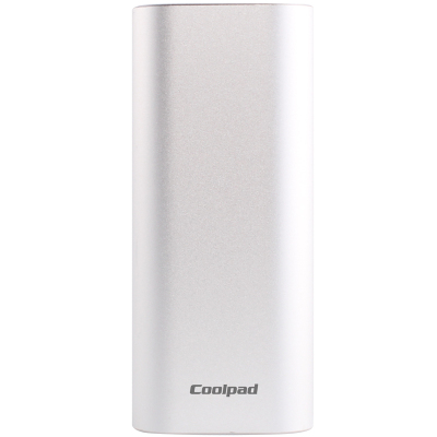 coolpad/酷派 5200毫安迷你充电宝可爱便携 金属手机通用移动电源银色