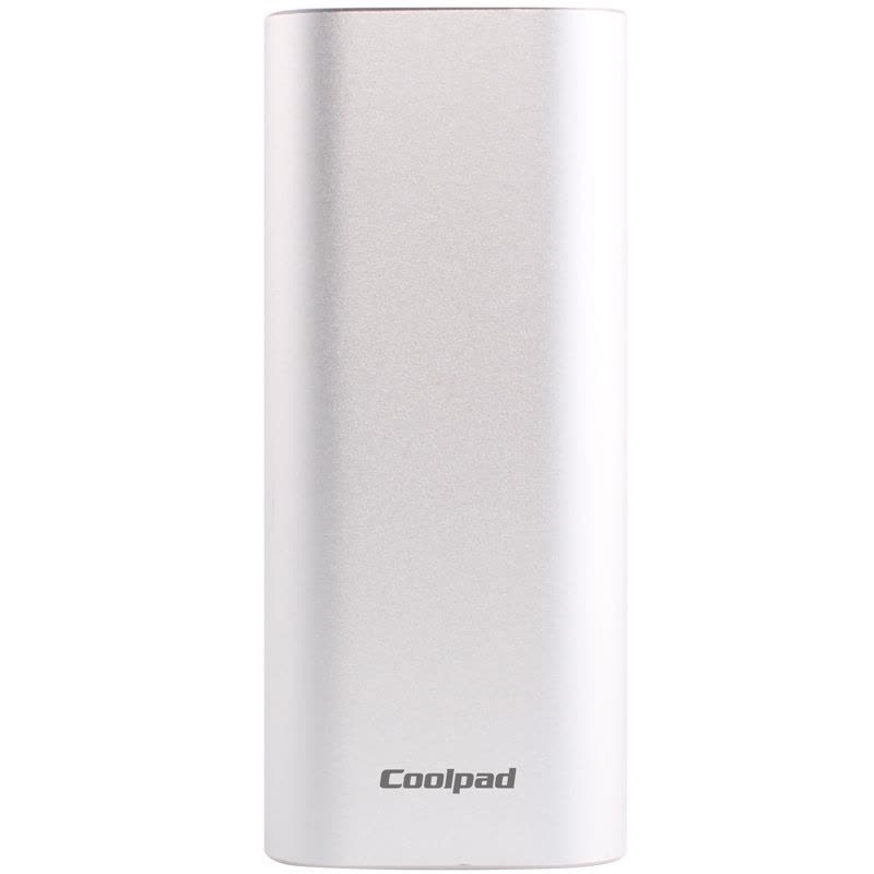 coolpad/酷派 5200毫安迷你充电宝可爱便携 金属手机通用移动电源银色图片